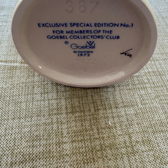 1972, Hummel Figurine, I Hab Di Gern, I Love You - Picture 6 of 6